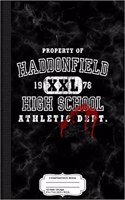 Haddonfield High School Composition Notebook: College Ruled 93/4 X 71/2 100 Sheets 200 Pages for Writing