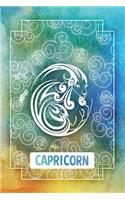 Capricorn Zodiac Journal the Goat: Horoscope Lined Journal 6x9 120 Pages