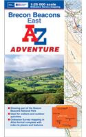 Brecon Beacons East A-Z Adventure Atlas