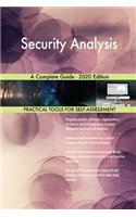 Security Analysis A Complete Guide - 2020 Edition