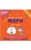 Page a Day Math Math Handwriting Introduction Book 4: Tracing Addition Equations That Add 4 to 0-10