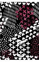 Bullet Journal Notebook Abstract Hand Drawn Pattern 10: Graph Design - 162 Numbered Pages with 150 Graph Style Grid Pages, 6 Index Pages and 2 Key Pages for Journaling, Writing, Planning and Doodling, for