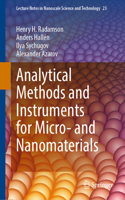 Analytical Methods and Instruments for Micro- And Nanomaterials