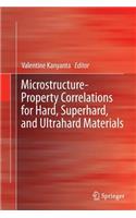 Microstructure-Property Correlations for Hard, Superhard, and Ultrahard Materials