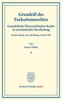 Grundriss Des Exekutionsrechtes