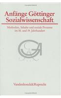 Anfange Gottinger Sozialwissenschaft