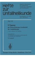 9. Tagung Der Österreichischen Gesellschaft Für Unfallchirurgie