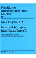 Neuausrichtung Des Eigenkapitalbegriffs
