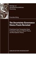 Uncertainty-Governance Choice Puzzle Revisited