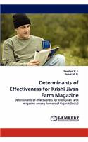 Determinants of Effectiveness for Krishi Jivan Farm Magazine
