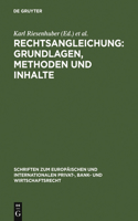Rechtsangleichung: Grundlagen, Methoden und Inhalte: Deutsch-Japanische Perspektiven(10 Schriften zum Europäischen und Internationalen Privat-, Bank- und Wirtschaftsrecht)