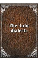 The Italic dialects: (English)