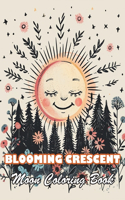 Blooming Crescent Moon Coloring Book