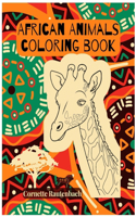 African Animals Coloring Book