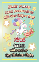 Bleib ruhig und beobachte wie Superstar Stuart funkelt während sie das Einhorn färbt: Geschenkidee für Stuart