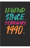 Legend Since February 1990