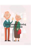 Grandparents Coloring Book For Kids