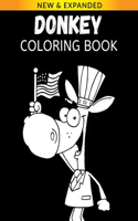 Donkey Coloring Book: Stress Relieving Designs Coloring Book For Adults