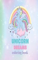 Unicorn dreams coloring book