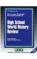 High School World History Review