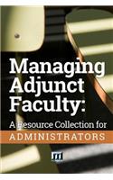 Managing Adjunct Faculty