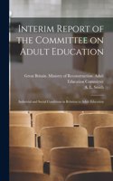 Interim Report of the Committee on Adult Education