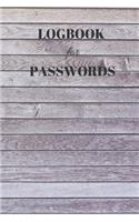 Logbook For Passwords