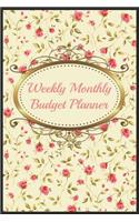 Weekly Monthly Budget Planner: A5 budgetplanner to fill in financal journal planner organzier money notebook budget tracker family planner