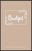 Budget Organizer & Planner Notebook: A5 notebook lined financal journal planner organzier money notebook budget tracker family planner