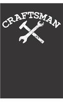 Notebook: Craftsman Dot Grid 6x9 120 Pages
