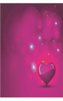 Notebook Luminous Heart pink Edition
