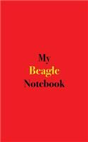 My Beagle Notebook: Blank Lined Notebook for Beagle Owners; Notebook for Dog Owners