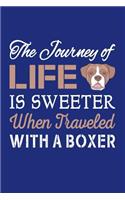 The journey of life is sweeter when traveled with a boxer