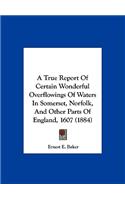 A True Report of Certain Wonderful Overflowings of Waters in Somerset, Norfolk, and Other Parts of England, 1607 (1884)
