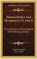 Materia Medica and Therapeutics V2, Part II