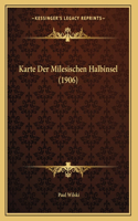 Karte Der Milesischen Halbinsel (1906)