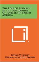 The Role of Research in the Development of Forestry in North America