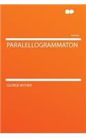 Paralellogrammaton: (English)
