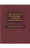 The Seven Laws of Teaching