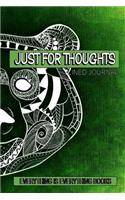 Just For Thoughts Soft Cover Lined Journal/Notebook (Bear Head)