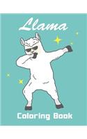 Llama Coloring Book