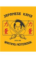 Japanese Kanji Writing Notebook