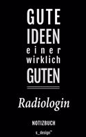 Notizbuch für Radiologen / Radiologe / Radiologin: Originelle Geschenk-Idee [120 Seiten liniertes blanko Papier]