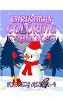 Christmas Coloring Book for Kids Ages 2-4: A Christmas Coloring Books with Fun Easy and Relaxing Pages Gifts for Boys Girls Kids