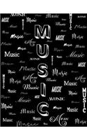 Music, music, music: 2020 Yearly Planner with monthly/weekly calendars, budgets and music composition sheets