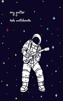 Guitar Tablature Notebook: lyric and Staves Manuscript journal Paper For Music Lover, Songwriter, Student, Musician (Guitar Cover 100 plus Pages 8.5x11")