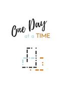 One Day at a Time: Morse Code Journal (Diary, Notebook) Abstract Art Notebook