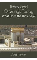 Tithes and Offerings Today