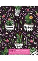 2018-19 Monthly Planner, August 2018 - December 2019: Cactus Monthly Planner 2018-2019, 17-Months Planner, 17 Month Agenda 2018-2019, Large 8.5 X 11," Academic Planner 2018-2019, Calendar, Schedule, Org(15 Planner August 2018 - December 2019)