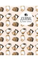 Journal: Cute Guinea Pig Notebook - Students Kids Teachers - 8.5x11 Large Lined Planner or Diary for School Journaling Writing College Office